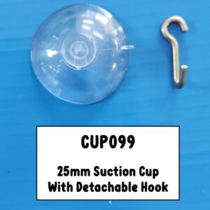 25mm Suction Cup with Detachable Hook