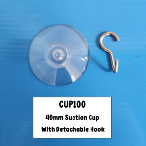40mm Suction Cup with Detachable Hook