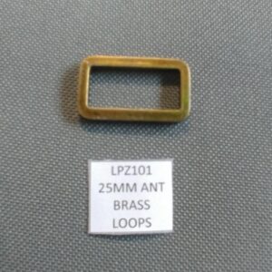 25mm Antique Brass Loops