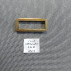 38mm Antique Brass Loops