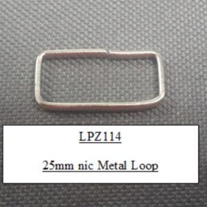 25mm Nickel Metal Loop