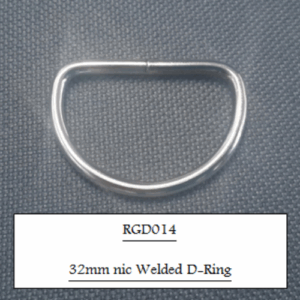 32mm Nic Welded D-Ring