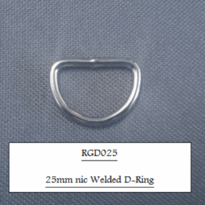 25mm Nic Welded D-Ring