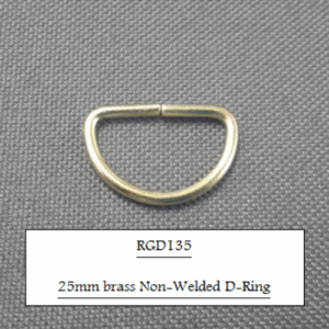 25mm Brass Non-Welded D-Ring