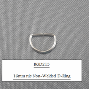 16mm Nic Non-Welded D-Ring