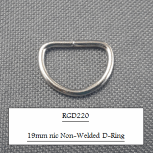 19mm Nic Non-Welded D-Ring