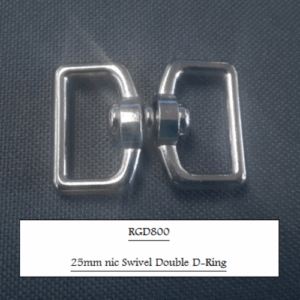 25mm Nic Swivel Double D-Ring