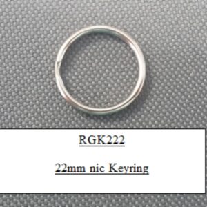 22mm Nic Keyring