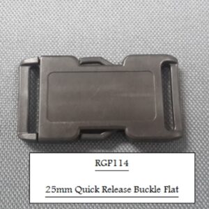 25mm Quick Release Buckle Flat