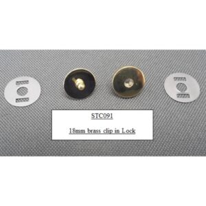 18mm Brass Clip-In Lock